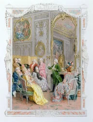 Ein literarischer Abend, 1890